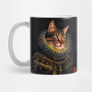 Cat pet classic royal oil painting Mug